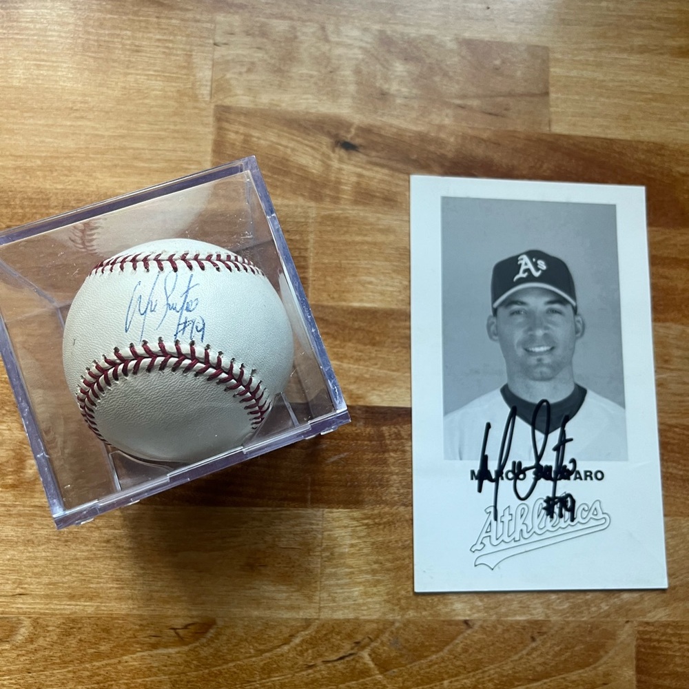 Marco Scutaro Signed Baseball